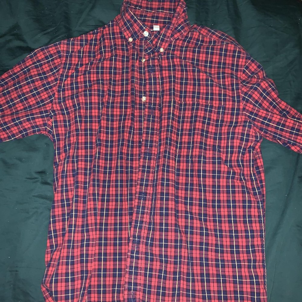 Sonoma red plaid button up